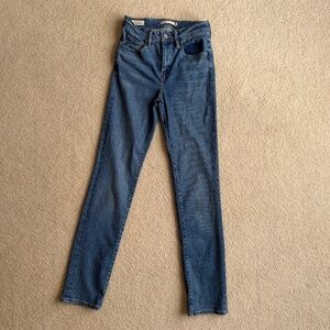 Levi’s 724 High Rise Straight W25 L30 Denim Blue Jeans